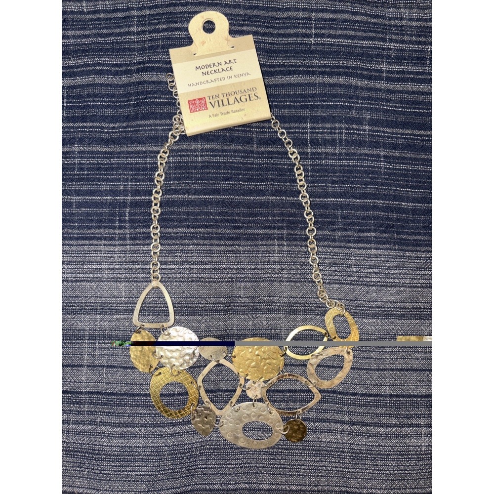 New Ten Thousand Villages Necklace Handcrafted In Kenya Modern Art